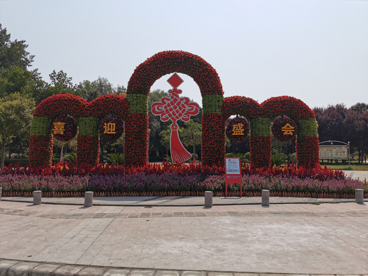 五色草造型,立體花壇,綠雕